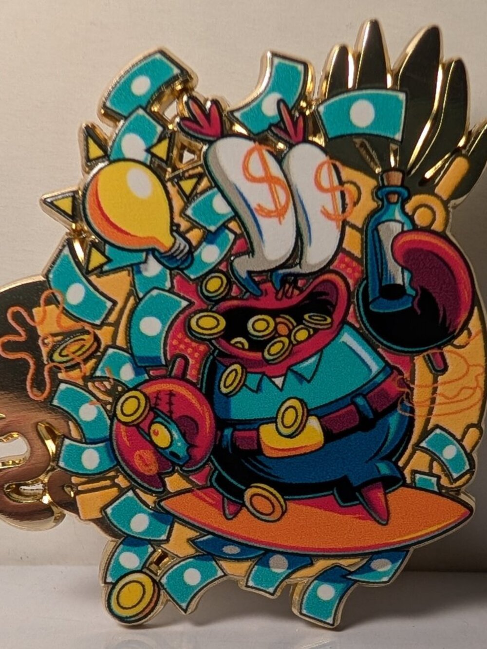 Spongebob Squarepants Krusty Porthole Mr Krabs Enamel Pin Blind Bag Series Badge